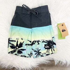 Quiksilver Toddler Boy 2 Everyday Panel Sunset Boardshorts Swim Trunks Surf